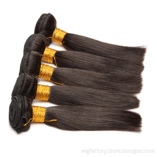 Wholesale bone straight double drawn virgin hair, cuticle aligned brazilian hair short hair,100 virgin hair unprocessed
